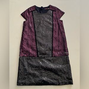 NWOT - Catimini Sequin Cap sleeve Dress - 12A